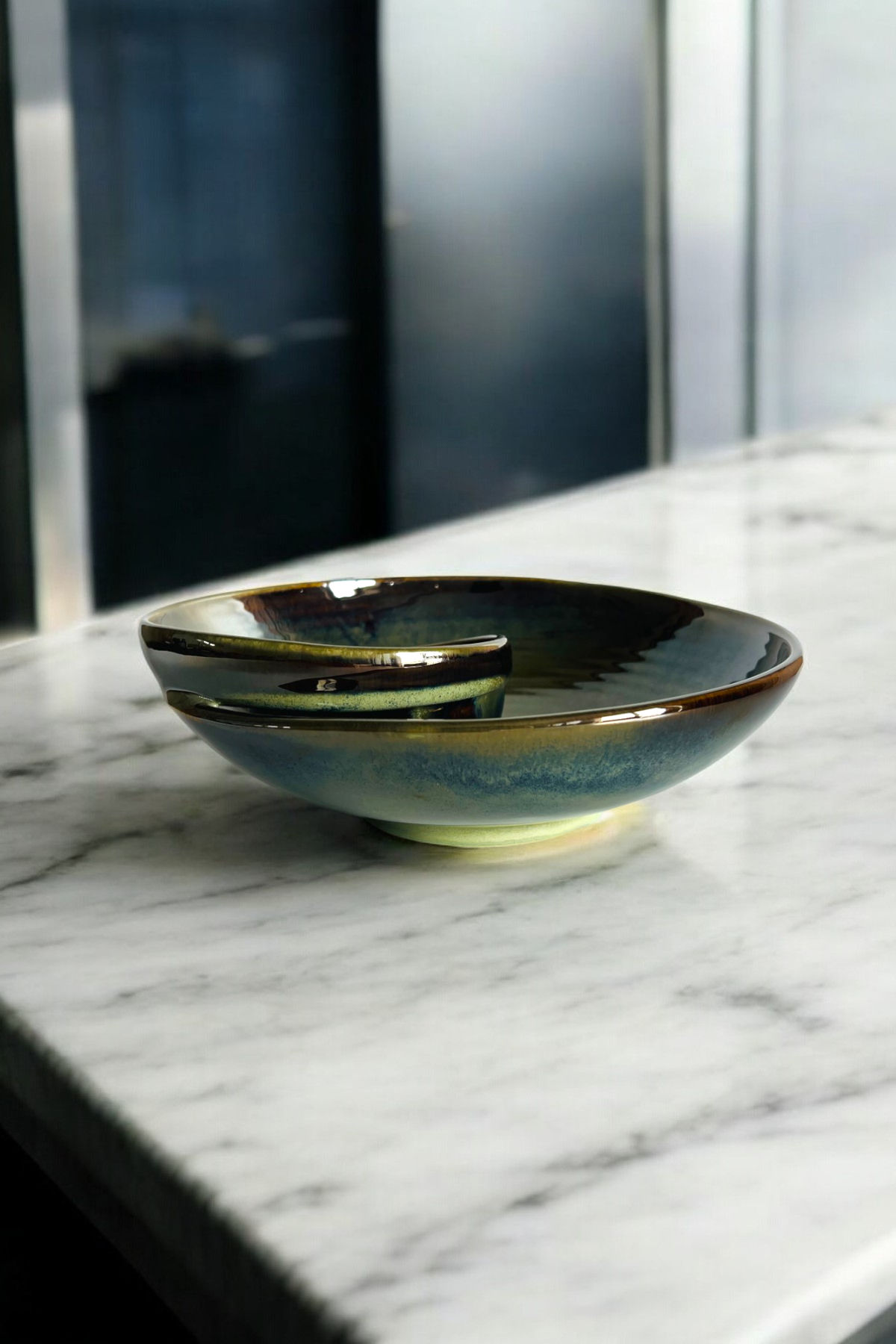 Enchanted Emerald Chip and Dip Bowl